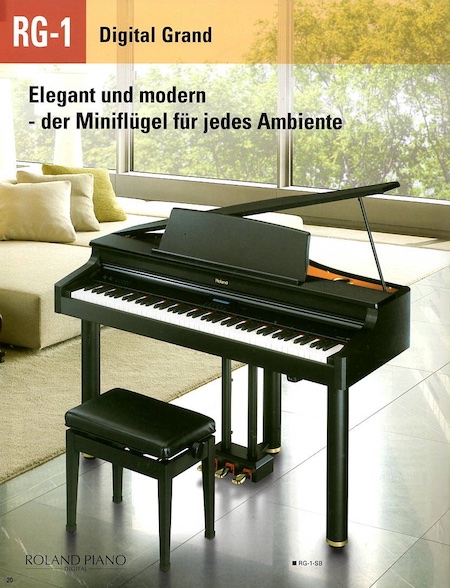 Elegant und modern - der Miniflügel für jedes Ambiente