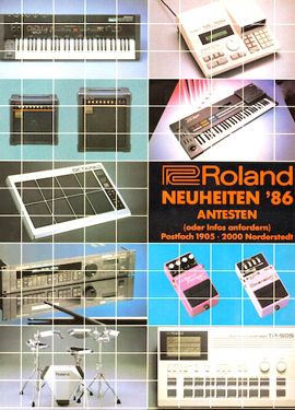ROLAND Neuheiten ’86 antesten