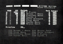 ROLAND: S-550: Start-Page