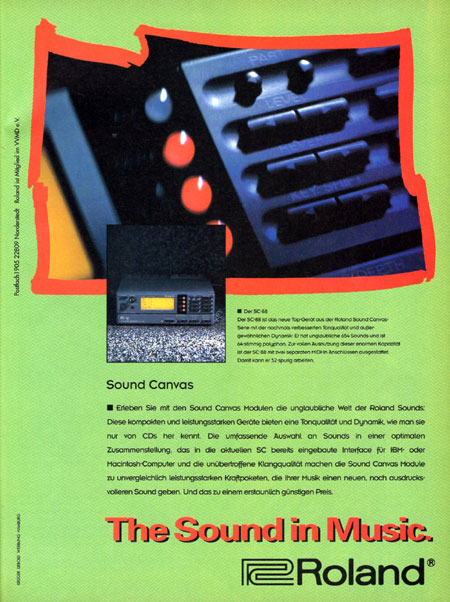 Sound Canvas - The Sound in Music. Sound Canvas - The Sound in Music.
