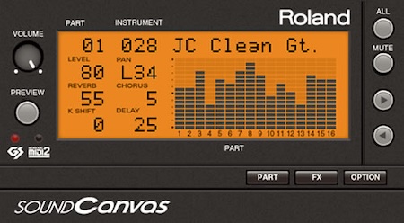 Sound Canvas VA: Software Synthesizer