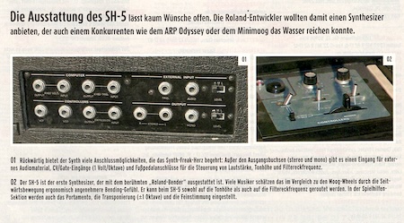 Ausstattung des SH-5 Ausstattung des SH-5