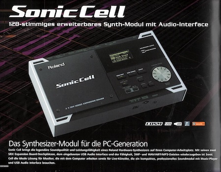 128-stimmiges erweiterbares Synth-Modul mit Audio-Interface