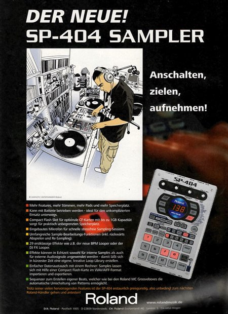 Der Neue! SP-404 Sampler - Anschalten, zielen, aufnehmen! Der Neue! SP-404 Sampler - Anschalten, zielen, aufnehmen!