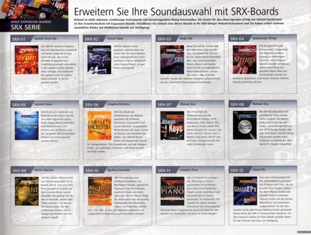 Erweitern Sie Ihre Soundauswahl mit SRX-Boards Erweitern Sie Ihre Soundauswahl mit SRX-Boards