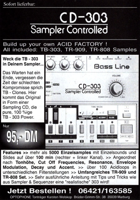Weck die TB-303 in Deinem Sampler...