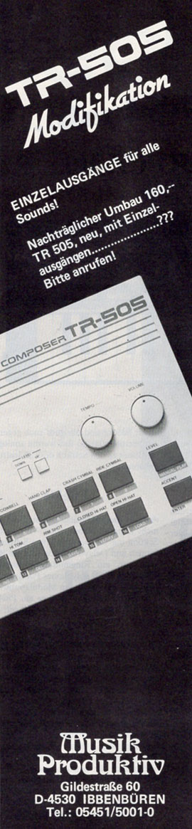 TR-505 Modifikation