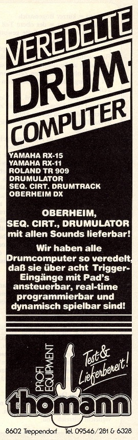 Veredelte Drumcomputer