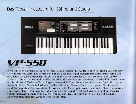 Das „Vocal“-Keyboard für Bühne und Studio