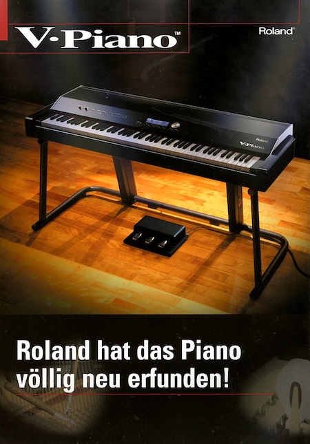 Roland hat das Piano völlig neu erfunden! Roland hat das Piano völlig neu erfunden!