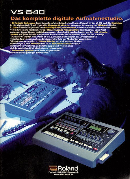 Das komplette digitale Aufnahmestudio.
