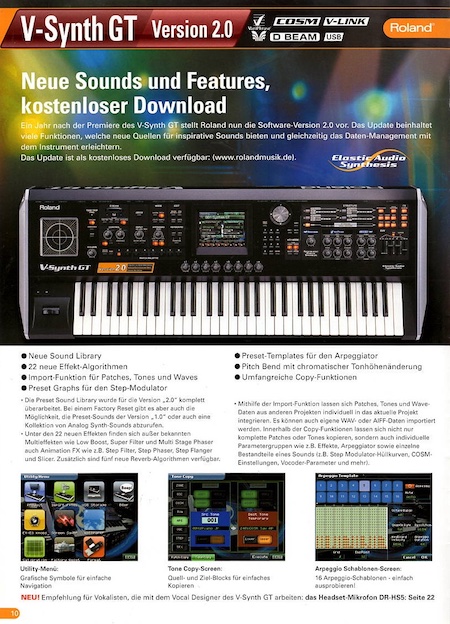 Neue Sounds und Features, kostenloser Download