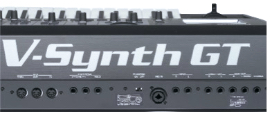 ROLAND: V-Synth GT: Rückansicht