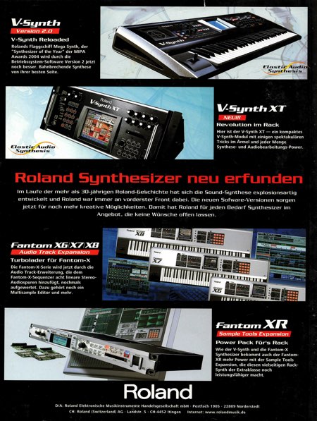 Roland Synthesizer neu erfunden