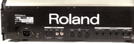 ROLAND: V-Synth XT: Rückansicht