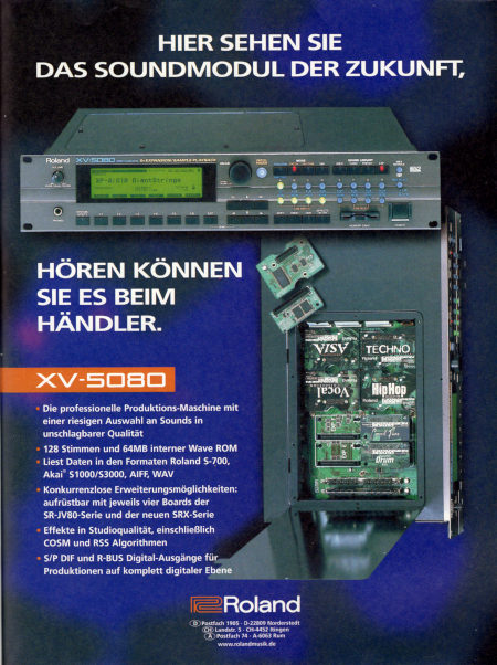 Hier sehen Sie das Soundmodul der Zukunft, hören können Sie es beim Händler.
