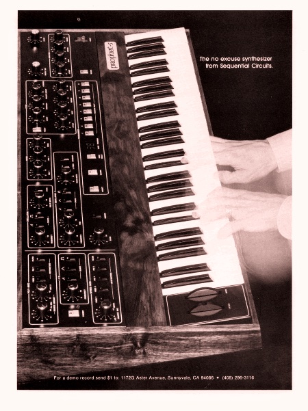 The no excuse synthesizer from Sequential Circuits.