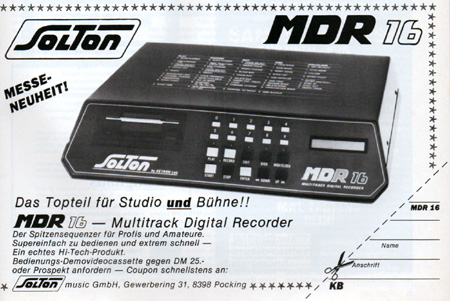Solton MDR-16 - Das Topteil für Bühne und Studio!!