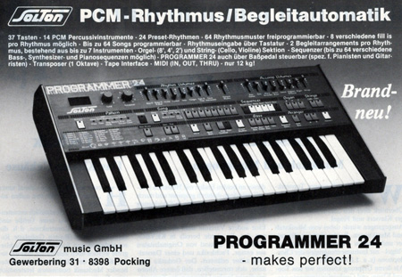 PCM-Rhythmus/Begleitautomatik - Programmer 24 - makes perfect!