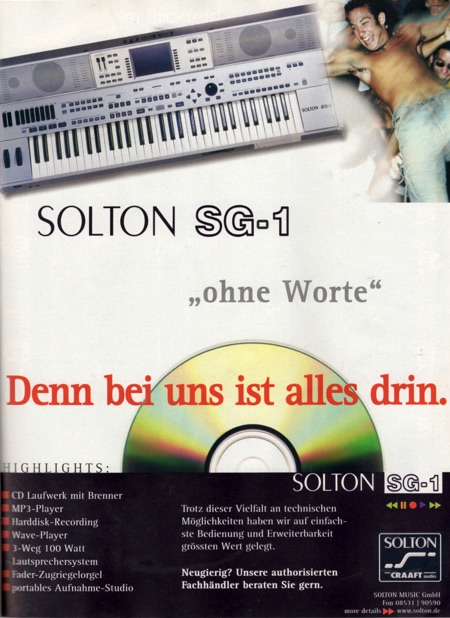 Solton SG-1 „ohne Worte” Denn bei uns ist alles drin.