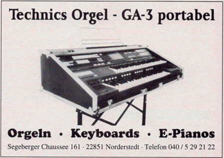 Technics Orgel - GA-3 portabel