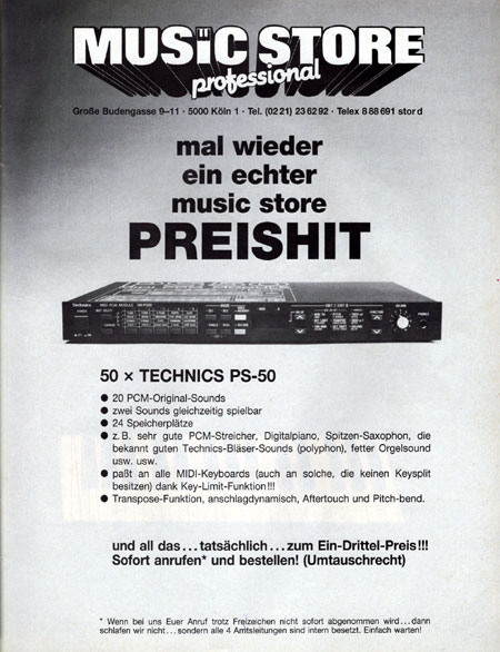... Technics - da klingen Klavier wie Klavier und Streicher wie Streicher! ... Technics - da klingen Klavier wie Klavier und Streicher wie Streicher!