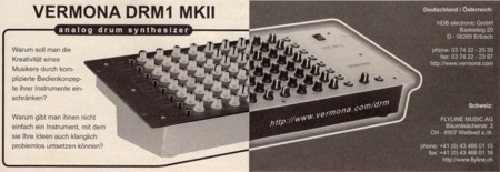 Vermona DRM1 MKII - analog drum synthesizer Vermona DRM1 MKII - analog drum synthesizer