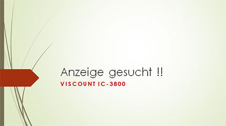 Anzeige gesucht !! Anzeige gesucht !!