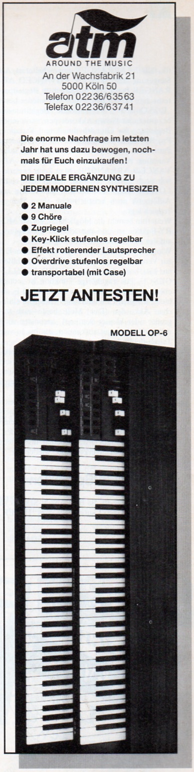 Die ideale Ergänzung zu jedem modernen Synthesizer Die ideale Ergänzung zu jedem modernen Synthesizer