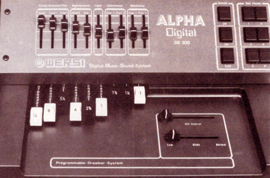 WERSI: Alpha: DX-300: linkes, oberes Bedienfeld