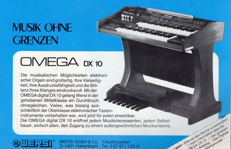 Musik ohne Grenzen - OMEGA DX 10