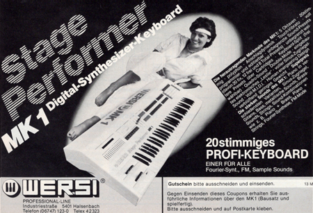 Stage Performer MK1 Digital-Synthesizer-Keyboard - 20stimmiges Profi-Keyboard - Einer für alle