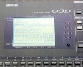 YAMAHA: 03D: Bedienfeld