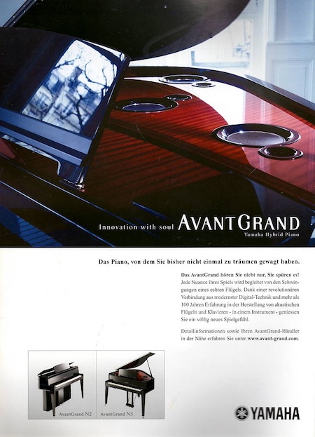 Innovation with soul - AvantGrand - Yamaha Hybrid Piano