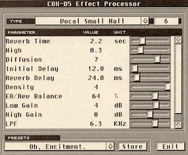 YAMAHA: CBX-D5: Effekte
