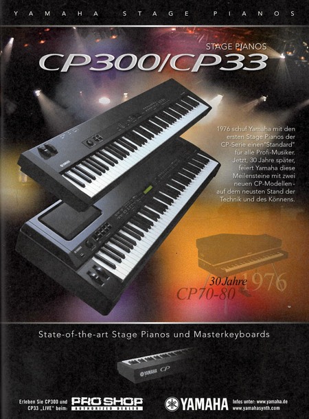 Stage Pianos CP300/CP33