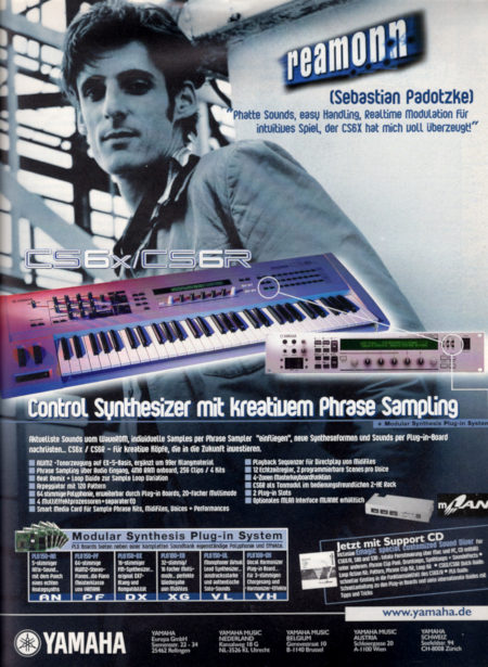 CS6x/CS6R - Control Synthesizer mit kreativem Phrase Sampling