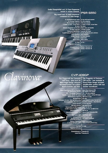 Das Flaggschiff der Clavinova CVP-Serie ... Das Flaggschiff der Clavinova CVP-Serie ...