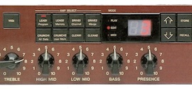 YAMAHA: DG-1000: Bedienfeld