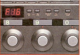 YAMAHA: MFC10: Bedienfeld