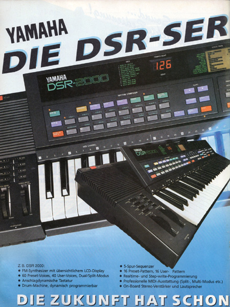 YAMAHA - DIE DSR-SERIE - Rhythm & Sound - Die Zukunft hat schon begonnen!