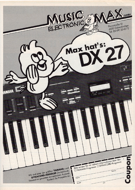 Max hat’s: DX 27
