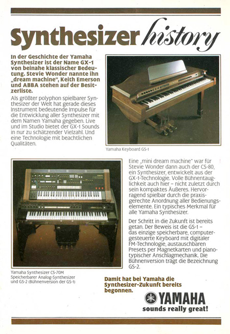 Synthesizer History