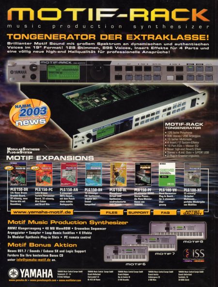 Tongenerator der Extraklasse - NAMM 2003 News