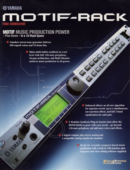 MOTIF-Rack - MOTIF Music Production Power