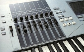 YAMAHA: MOTIF XS: Bedienfeld