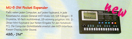 YAMAHA Fair Play - MU-5 GM-Pocket Expander YAMAHA Fair Play - MU-5 GM-Pocket Expander