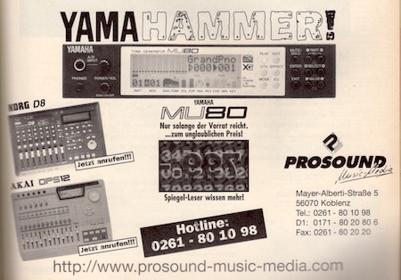 YAMAHAMMER! MU80 - nur solange der Vorrat reicht. ...zum unglaublichen Preis! YAMAHAMMER! MU80 - nur solange der Vorrat reicht. ...zum unglaublichen Preis!
