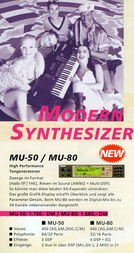 Modern Synthesizer - High Performance Tongeneratoren