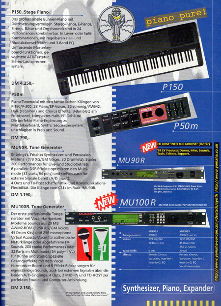 Synthesizer, Piano, Expander